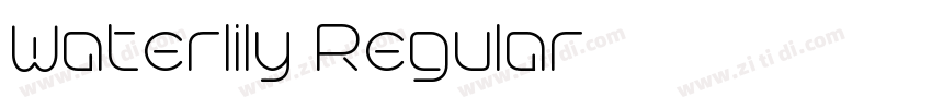 Waterlily Regular字体转换 Waterlily Regular字体转换